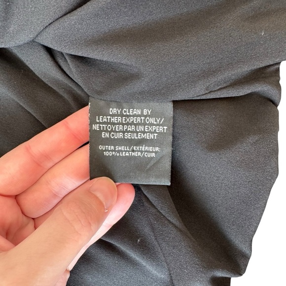 Lamarque Black Leather Jacket. Size S. - Picture 14 of 15